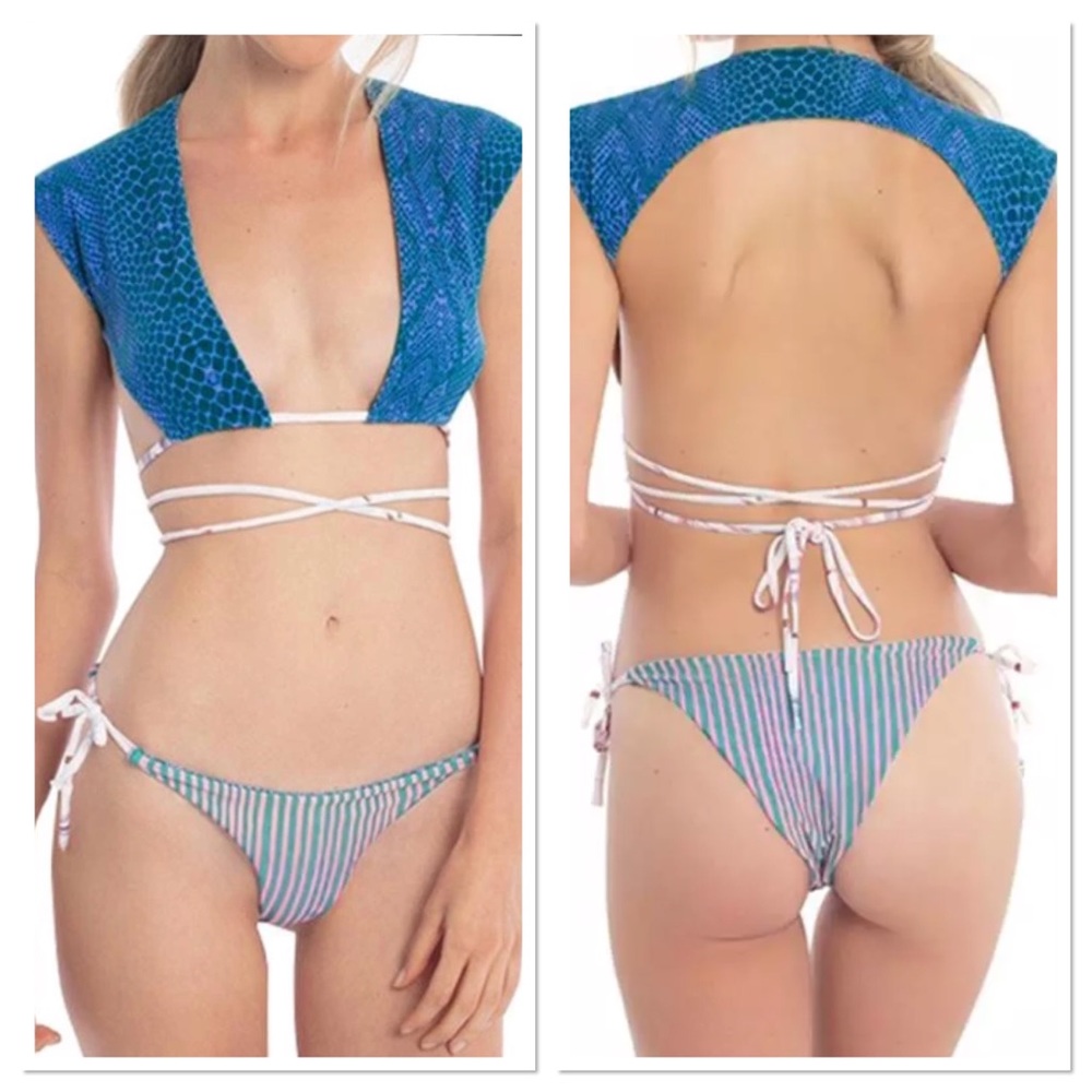 Reversible Bikini Mermaid Print